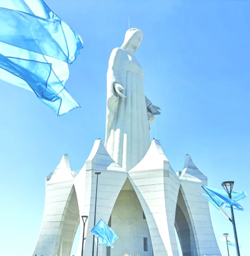 Europe's tallest Virgin Mary statue installed in Poland